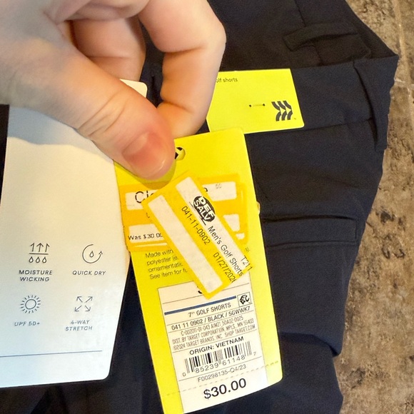 🍯Men’s black golf Shorts - Picture 6 of 7